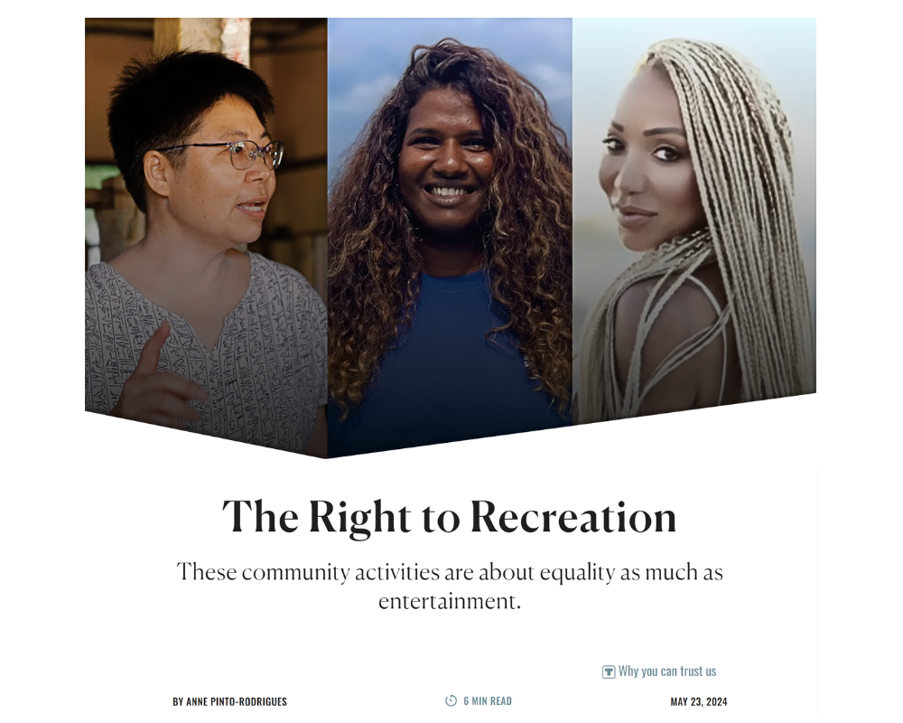 Yes magazine! The Right to Recreation