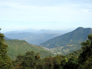 The verdant hills of Khonoma, an Angami village.